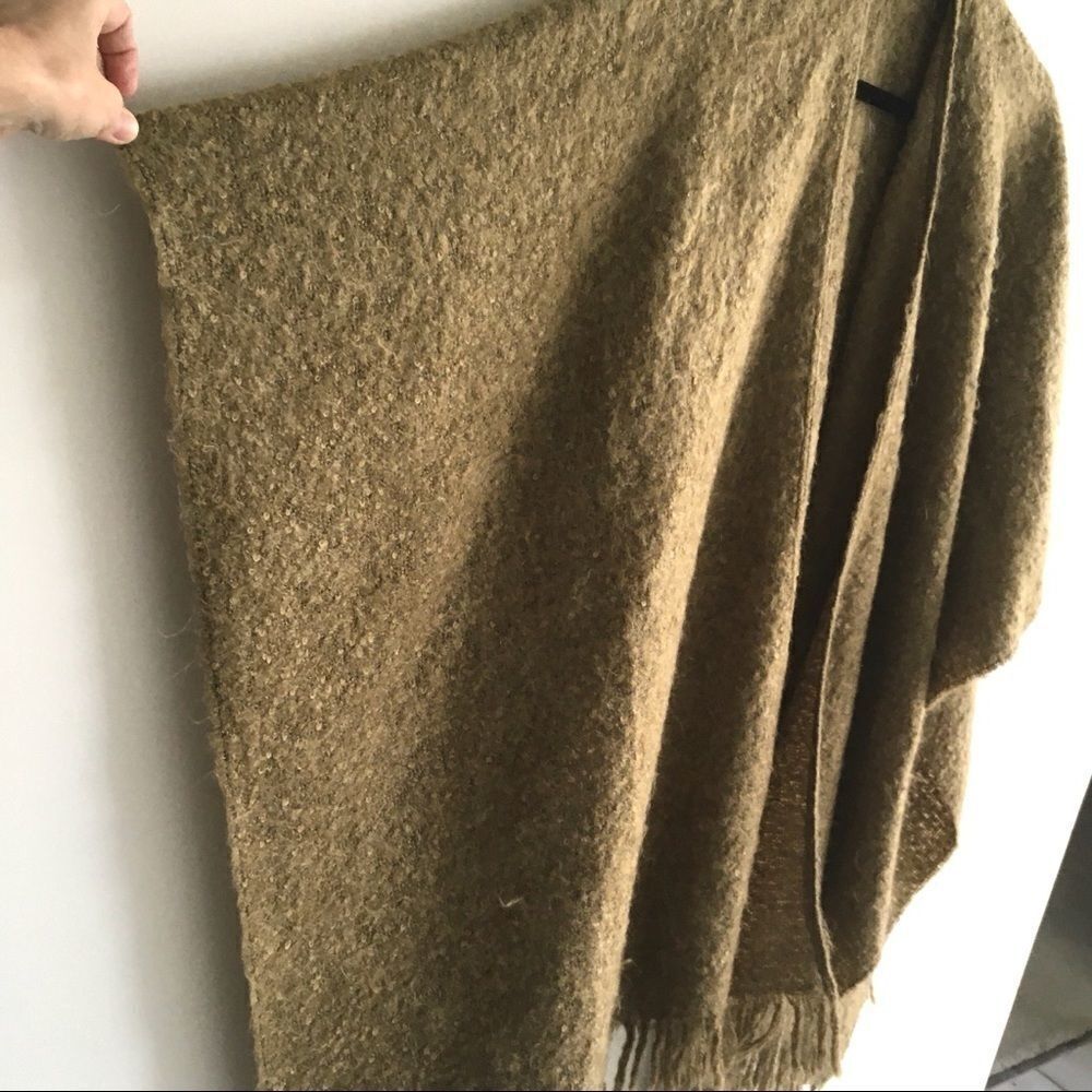 Careta France Mohair Wrap Shawl Cardigan Green - Picture 4 of 6